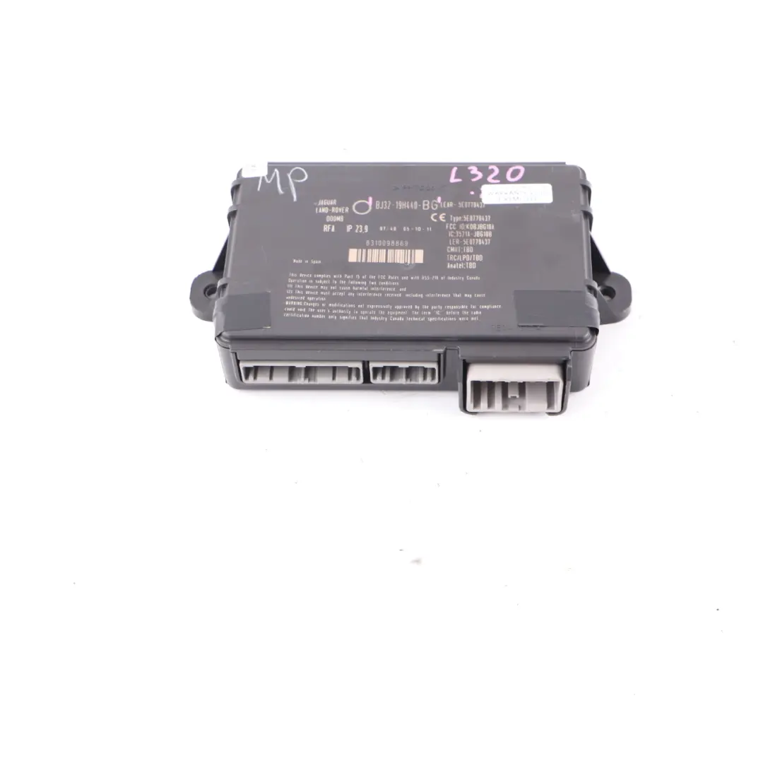 Keyless Entry Module ECU Unit to Land Rover Range Rover Sport L320 with Part number BJ3219H440BG Land Rover Range Rover Sport L320 Keyless Entry Module ECU Unit - SKU BJ3219H440BG - Part number BJ3219H440BG