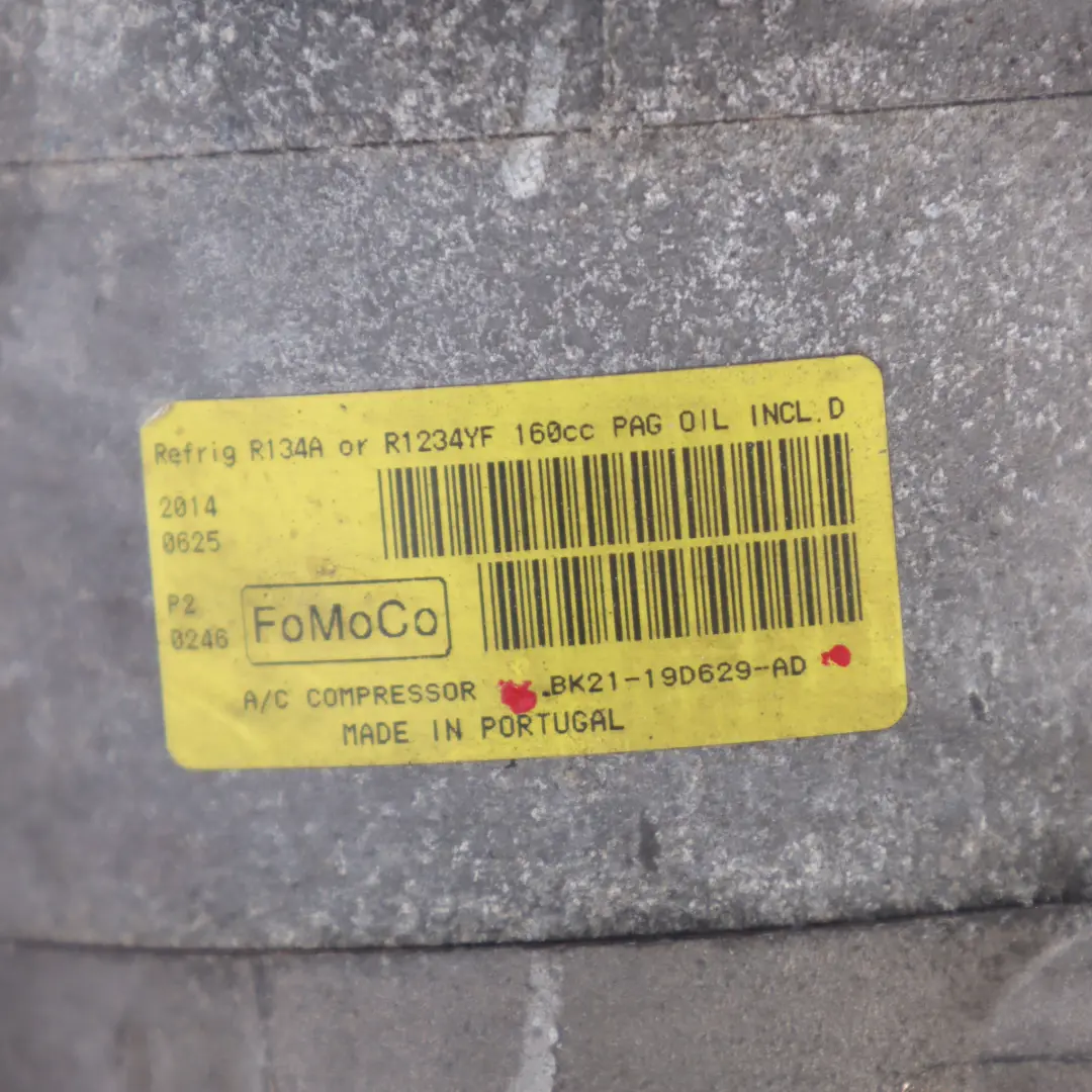 MK8 Compresor Aire Acondicionado Bomba A/C para Ford Transit con número de pieza BK21-19D629-AD Ford Transit MK8 Compresor Aire Acondicionado Bomba A/C - SKU BK21-19D629-AD - Número de pieza BK21-19D629-AD