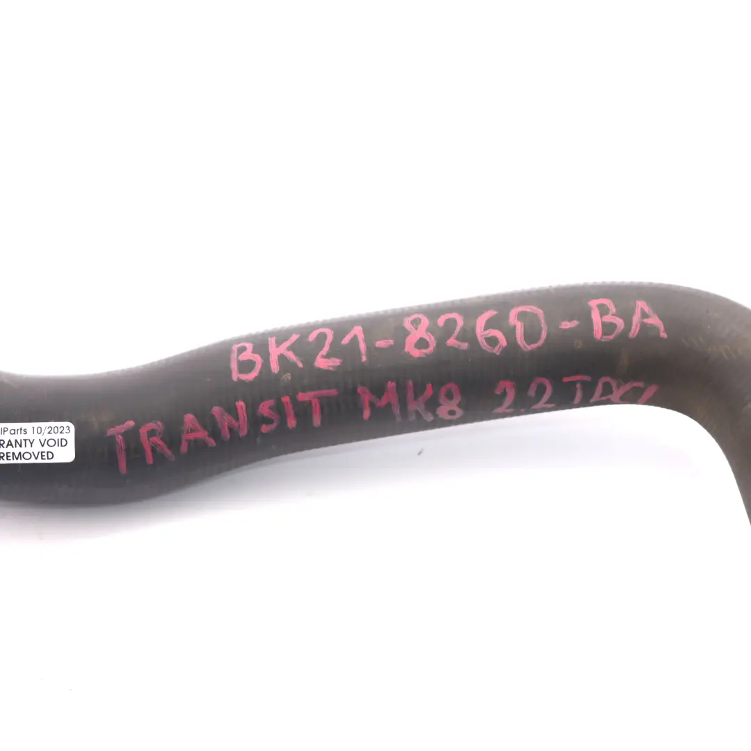 Ford Transit Mk8 Water Hose Engine Cooling Radiator Coolant Pipe - SKU BK21-8260-BA - Part number BK21-8260-BA
