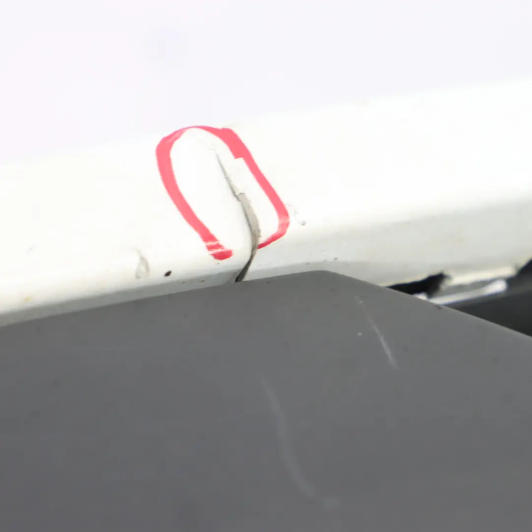Ford Transit Custom Mk8 Front Bumper Trim Panel Cover Deep Frozen White - Z2 - SKU BK21-R17757-ABXWAA-FW - Part number BK21-R17757-ABXWAA