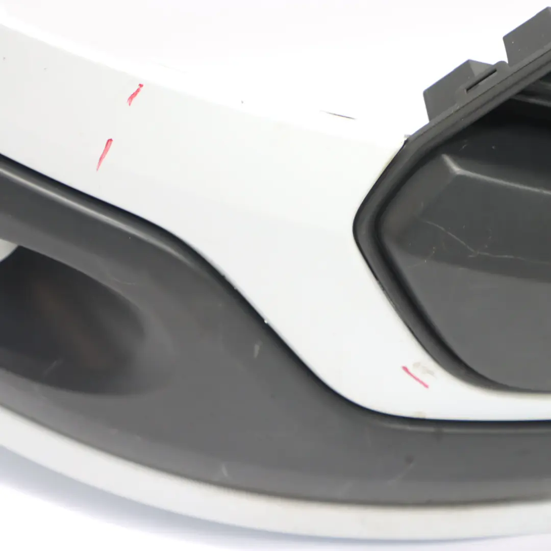 Ford Transit Custom Mk8 Front Bumper Trim Panel Cover Deep Frozen White - Z2 - SKU BK21-R17757-ABXWAA-FW - Part number BK21-R17757-ABXWAA