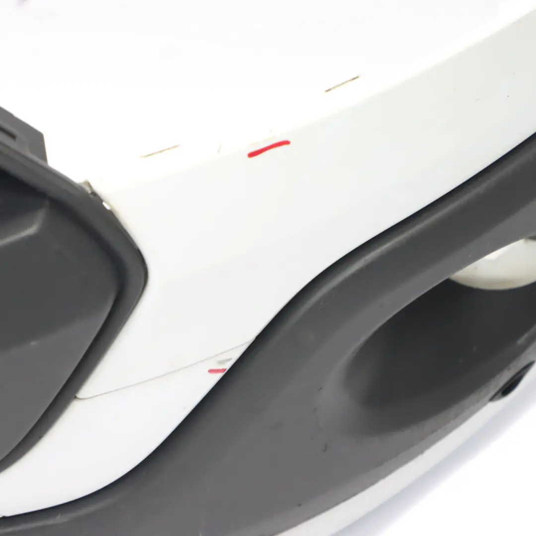 Ford Transit Custom Mk8 Front Bumper Trim Panel Cover Deep Frozen White - Z2 - SKU BK21-R17757-ABXWAA-FW - Part number BK21-R17757-ABXWAA