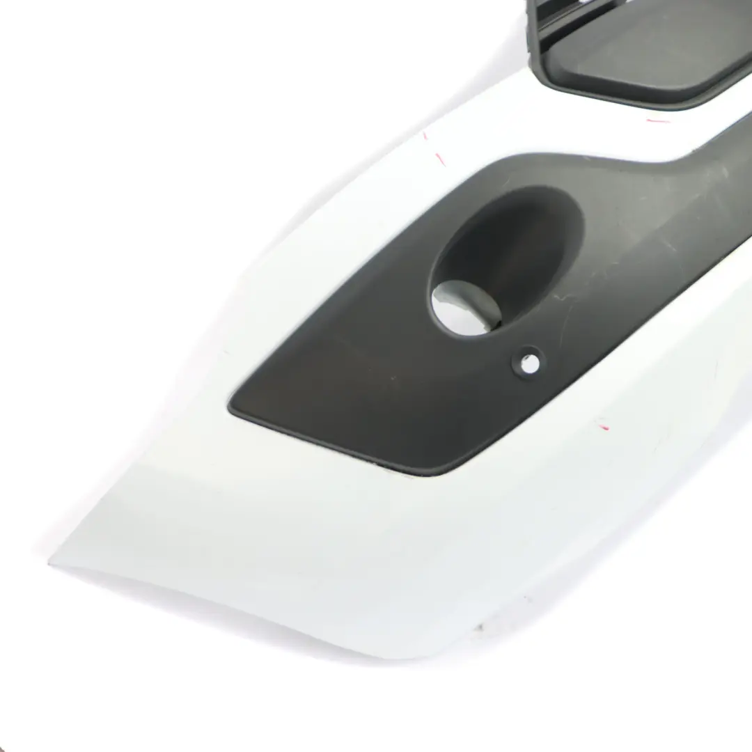 Ford Transit Custom Mk8 Front Bumper Trim Panel Cover Deep Frozen White - Z2 - SKU BK21-R17757-ABXWAA-FW - Part number BK21-R17757-ABXWAA