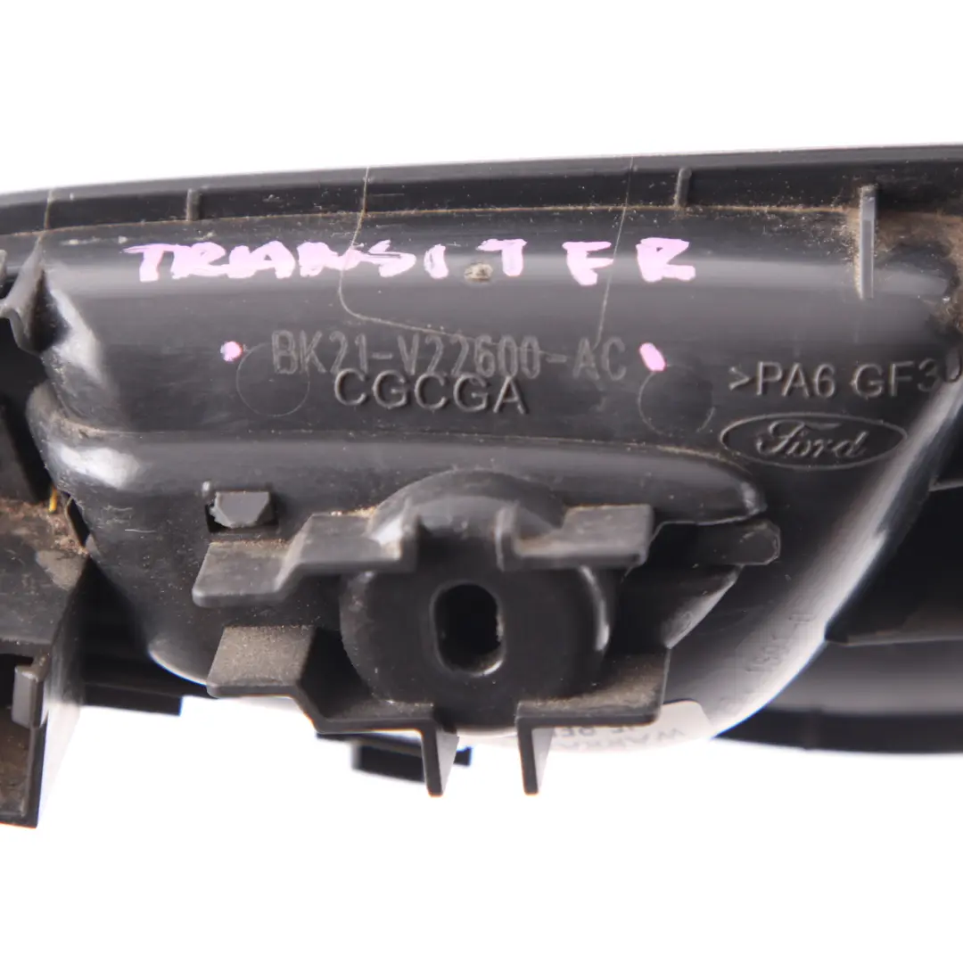 Maniglia Portiera Custom Interna Anteriore Destra Nera per Ford Transit con numero di parte BK21V22600AC Ford Transit Maniglia Portiera Custom Interna Anteriore Destra Nera - SKU BK21V22600AC - Numero di parte BK21V22600AC