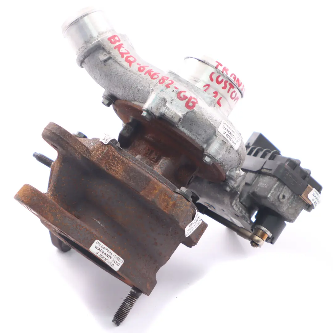 Turbocompresor Turbo para Ford Transit Custom 2.2 TDCi Diesel con número de pieza BK2Q6K682GB Ford Transit Custom 2.2 TDCi Diesel Turbocompresor Turbo - SKU BK2Q6K682GB - Número de pieza BK2Q6K682GB