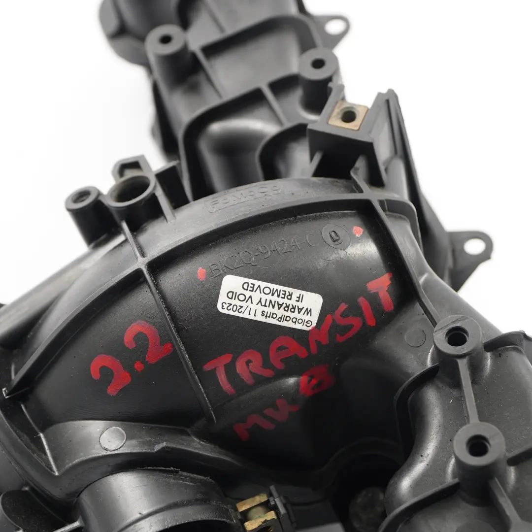 MK8 2.2 TDCI Diesel Collecteur D'Admission D'Air pour Ford Transit MK7 à propos du numéro de pièce BK2Q9424CD Ford Transit MK7 MK8 2.2 TDCI Diesel Collecteur D'Admission D'Air - SKU BK2Q9424CD - Numéro de pièce BK2Q9424CD