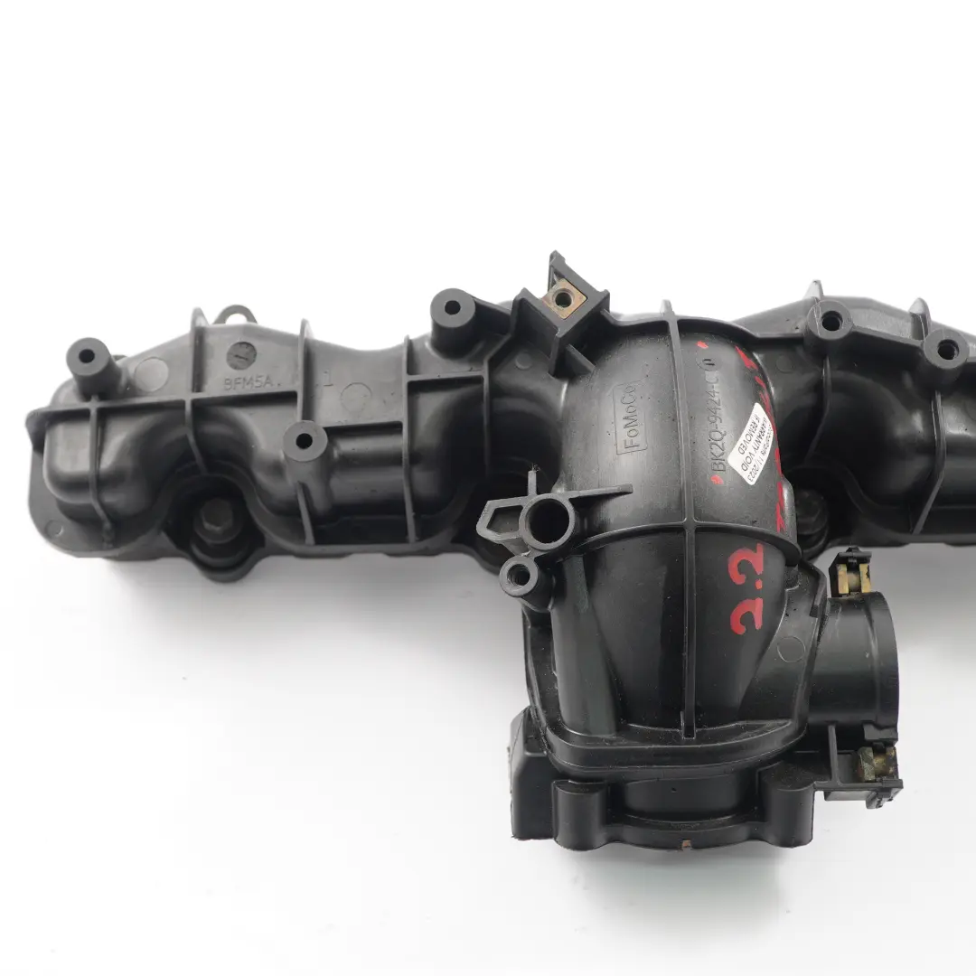 MK8 2.2 TDCI Diesel Air Intake Inlet Manifold to Ford Transit MK7 with Part number BK2Q9424CD Ford Transit MK7 MK8 2.2 TDCI Diesel Air Intake Inlet Manifold - SKU BK2Q9424CD - Part number BK2Q9424CD
