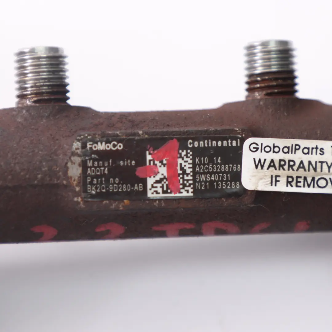 Ford Transit Mk7 2.2 TDCi Injecteur de carburant Ligne ferroviaire - SKU BK2Q9D280AB-1 - Numéro de pièce BK2Q9D280AB