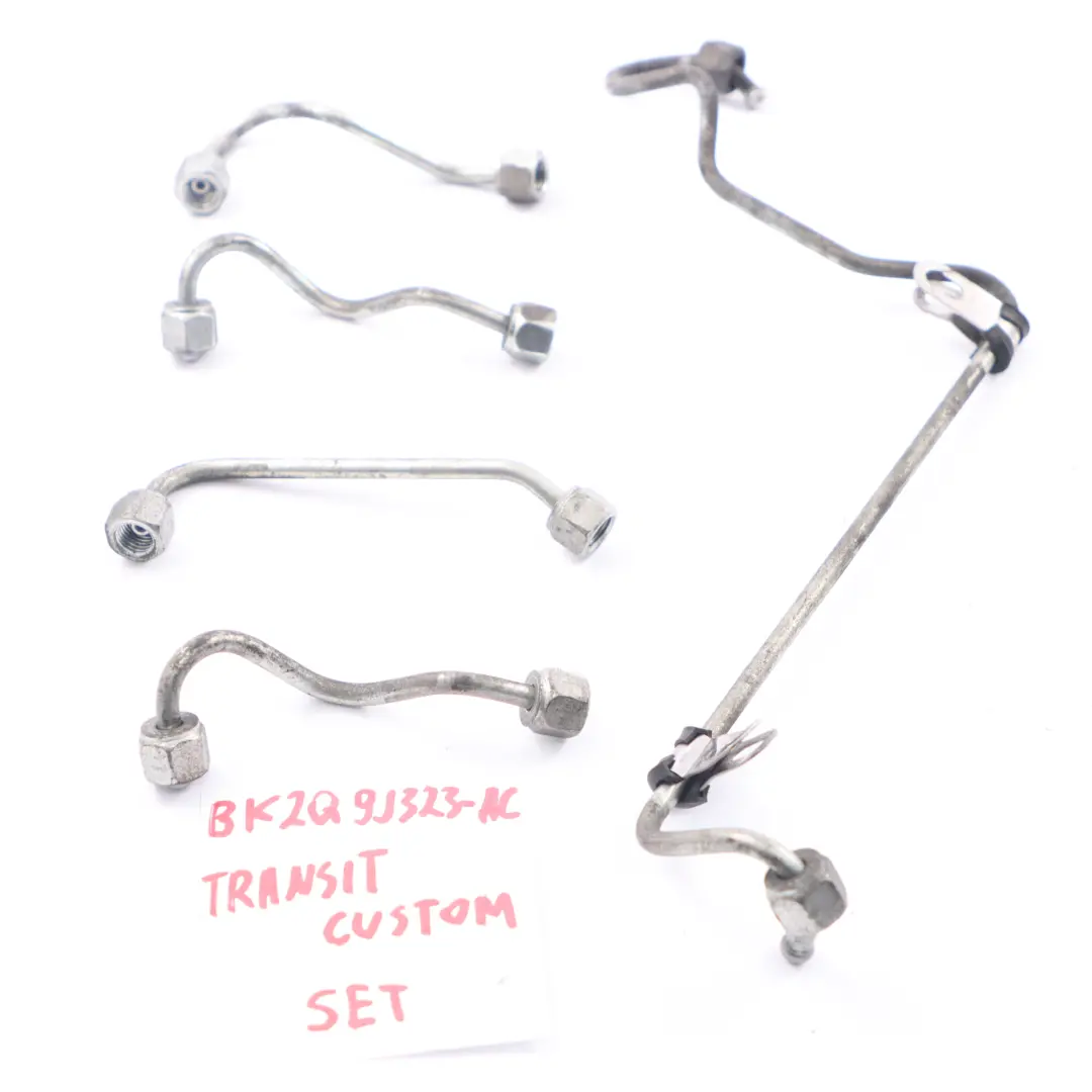 Ford Transit MK7 Diesel 2.2 TDCi Fuel Injection Line Pressure Pipe Injector Set - SKU BK2Q9J323AC - Part number BK2Q9J323AC