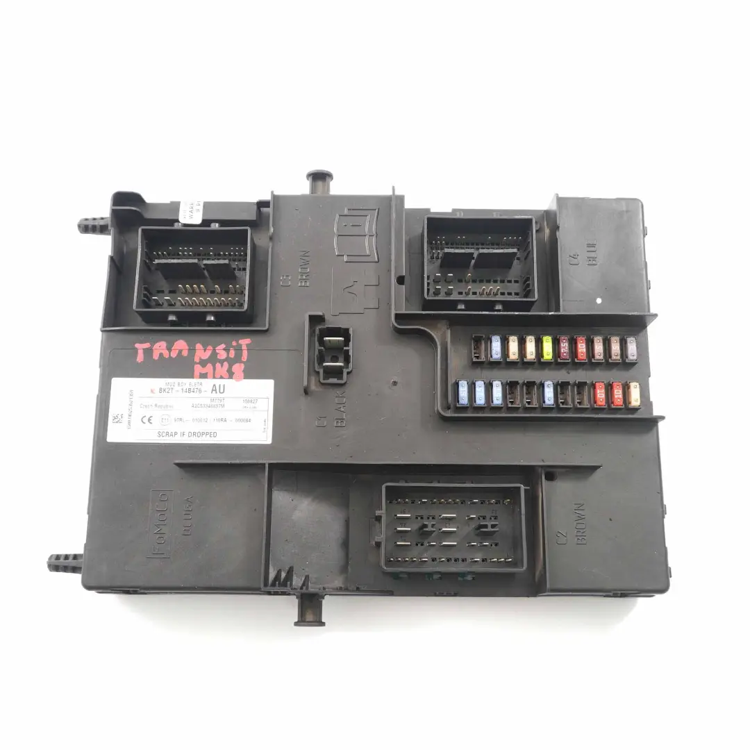 MK8 Unità modulo controllo corpo BCM ECU per Ford Transit Custom con numero di parte BK2T14B476AU Ford Transit Custom MK8 Unità modulo controllo corpo BCM ECU - SKU BK2T14B476AU - Numero di parte BK2T14B476AU