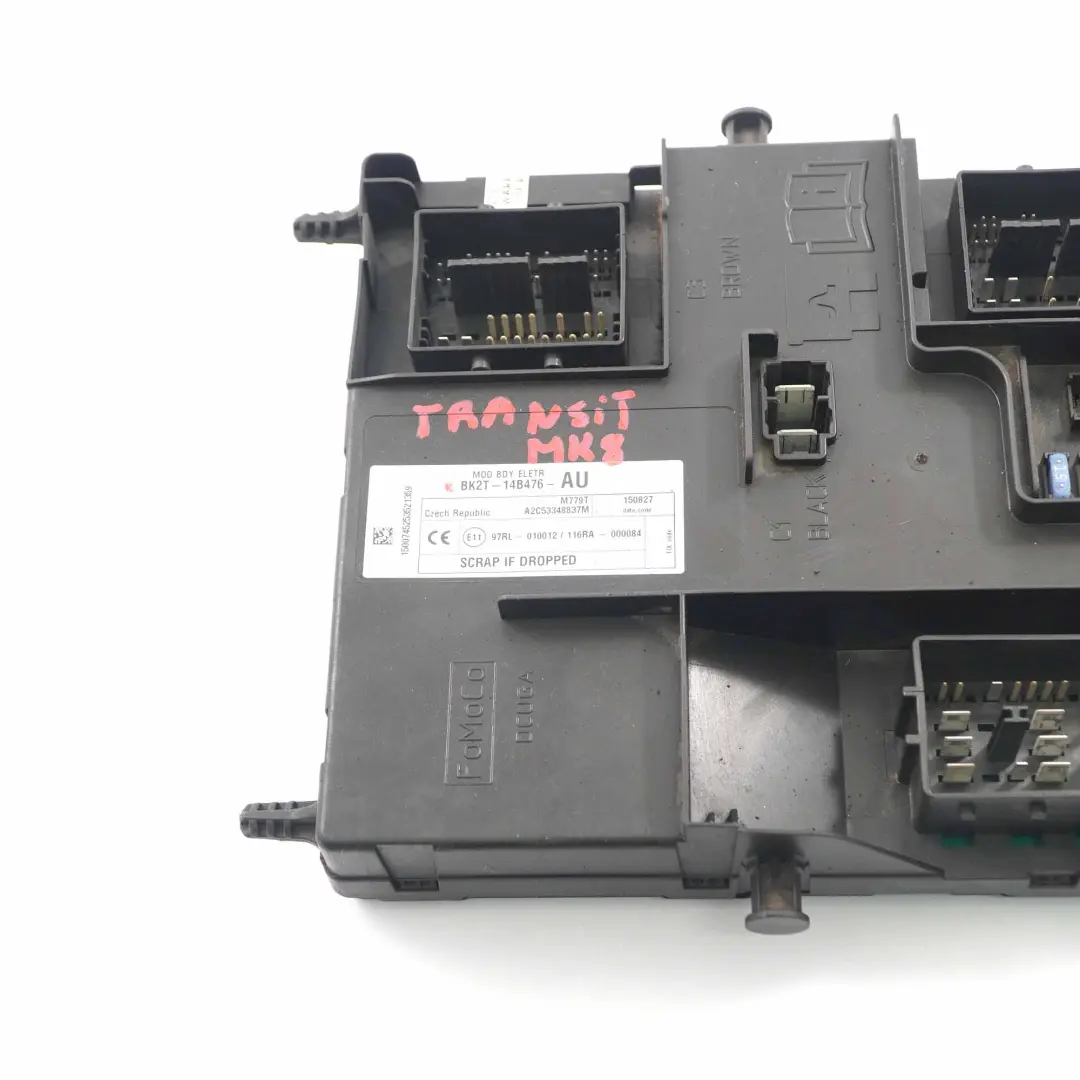 Ford Transit Custom MK8 Module contrôle carrosserie Unit BCM ECU - SKU BK2T14B476AU - Numéro de pièce  BK2T14B476AU