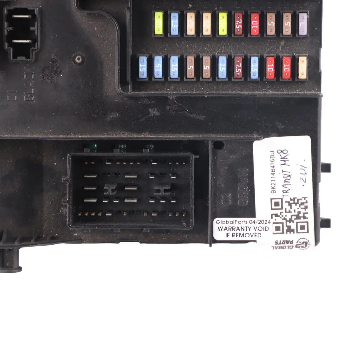 Ford Transit MK8 Fuse Box Relay Body Control Comfort Module BCM - SKU BK2T14B476BU - Part number BK2T14B476BU