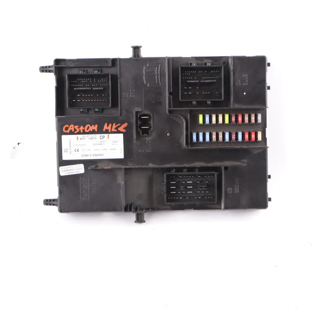 Body Control Unit Module BCM Convenience ECU to Ford Transit Custom with Part number BK2T14B476CP Ford Transit Custom Body Control Unit Module BCM Convenience ECU - SKU BK2T14B476CP - Part number BK2T14B476CP