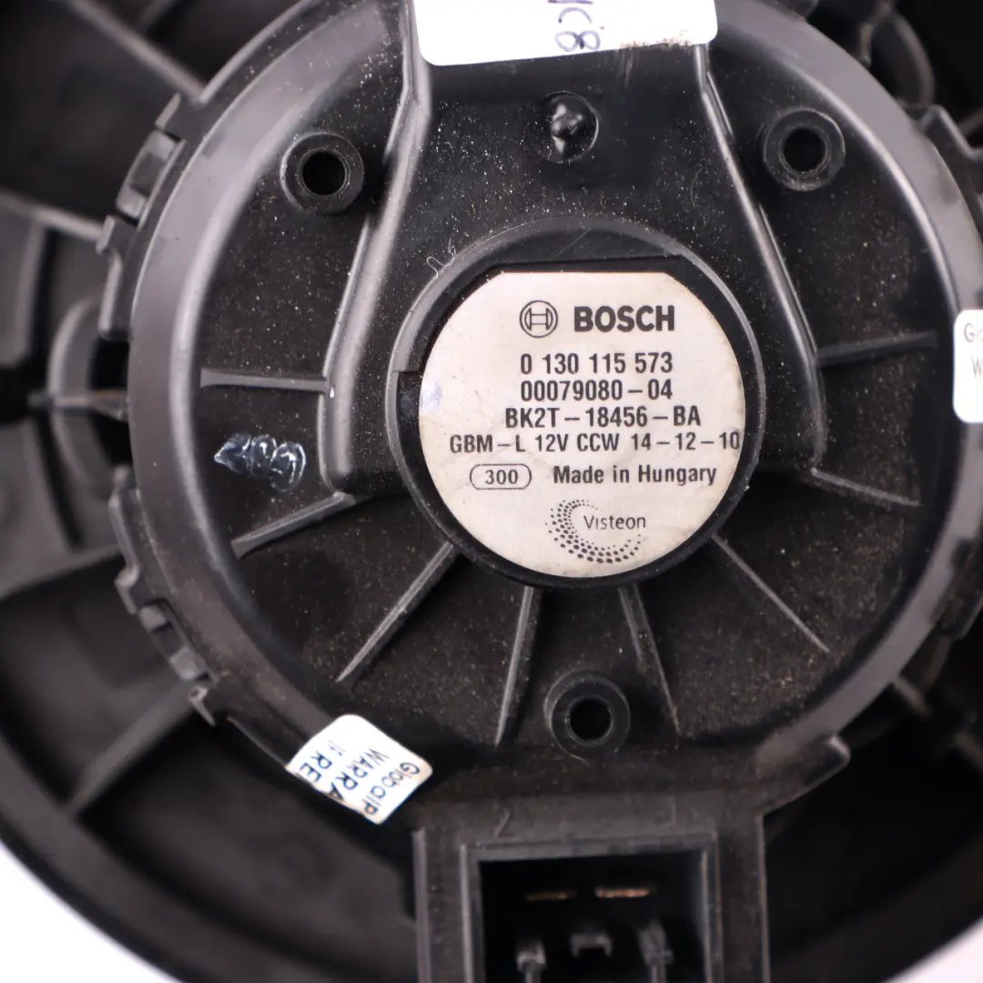 Ford Transit MK8 Heater Blower Motor Fan Unit - SKU RHD-BK2T18456BA - Part number BK2T18456BA