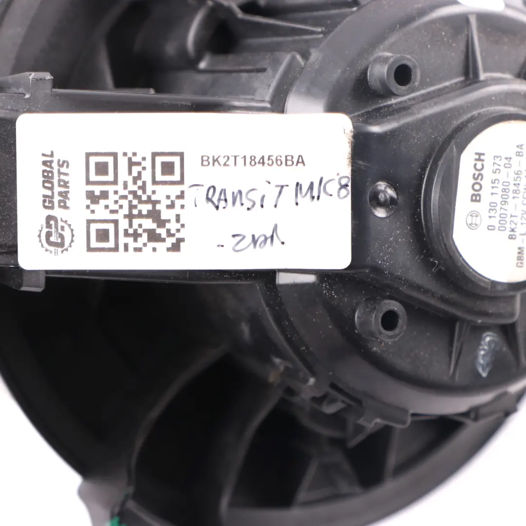 Ford Transit MK8 Heater Blower Motor Fan Unit - SKU RHD-BK2T18456BA - Part number BK2T18456BA