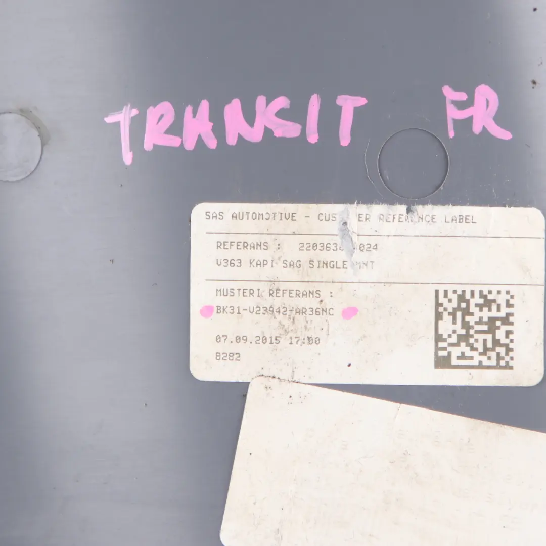 Door Card Front Right O/S Door Trim Panel Covering Grey to Ford Transit with Part number BK31-V23942-BJ36NC Ford Transit Door Card Front Right O/S Door Trim Panel Covering Grey - SKU BK31-V23942-BJ36NC - Part number BK31-V23942-BJ36NC