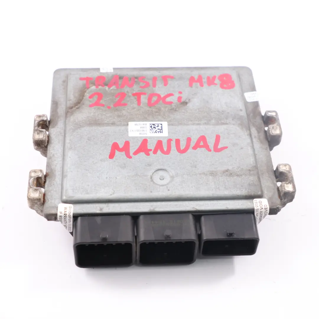 MK8 2.2 TDCI Diesel Engine Control Unit Module ECU BK31-12A650-BB Ford Transit - SKU BK3112A650BB - Part number BK3112A650BB