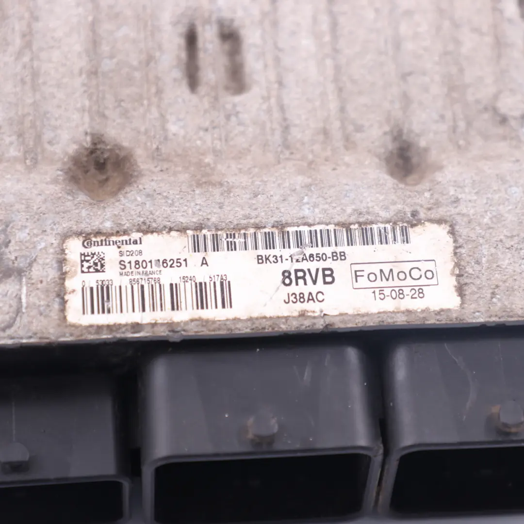 MK8 2.2 TDCI Diesel Engine Control Unit Module ECU BK31-12A650-BB Ford Transit - SKU BK3112A650BB - Part number BK3112A650BB