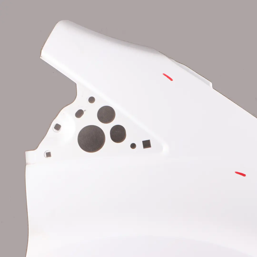 Mk8 Side Panel Front Right O/S Wing Fender Frozen White to Ford Transit with Part number BK3116E128 Ford Transit Mk8 Side Panel Front Right O/S Wing Fender Frozen White - SKU BK3116E128-FW - Part number BK3116E128