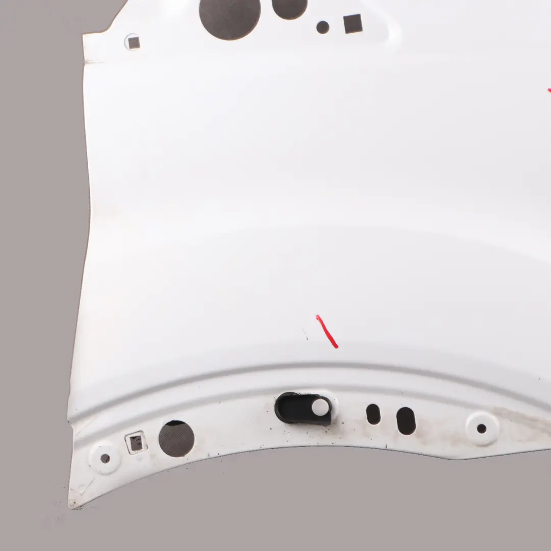 Mk8 Side Panel Front Right O/S Wing Fender Frozen White to Ford Transit with Part number BK3116E128 Ford Transit Mk8 Side Panel Front Right O/S Wing Fender Frozen White - SKU BK3116E128-FW - Part number BK3116E128