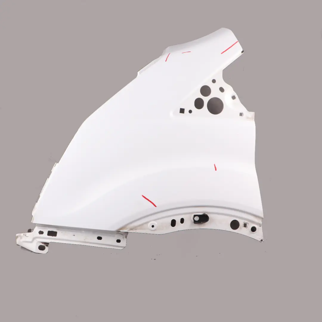 Mk8 Side Panel Front Left N/S Wing Fender Frozen White to Ford Transit with Part number BK3116E129 Ford Transit Mk8 Side Panel Front Left N/S Wing Fender Frozen White - SKU BK3116E129-FW - Part number BK3116E129