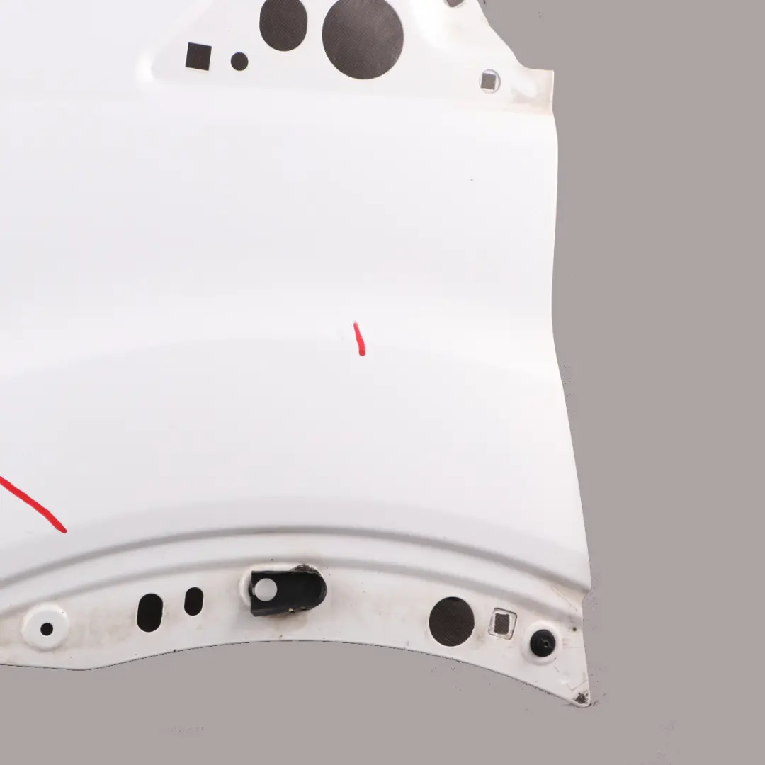 Mk8 Side Panel Front Left N/S Wing Fender Frozen White to Ford Transit with Part number BK3116E129 Ford Transit Mk8 Side Panel Front Left N/S Wing Fender Frozen White - SKU BK3116E129-FW - Part number BK3116E129