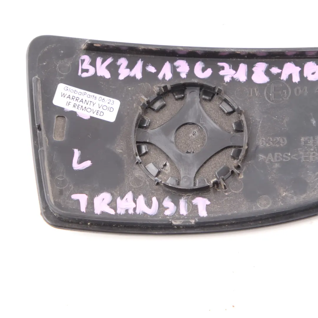 MK8 Lower Wing Mirror Glass Door Left N/S to Ford Transit with Part number BK3117C718AB Ford Transit MK8 Lower Wing Mirror Glass Door Left N/S - SKU BK3117C718AB - Part number BK3117C718AB