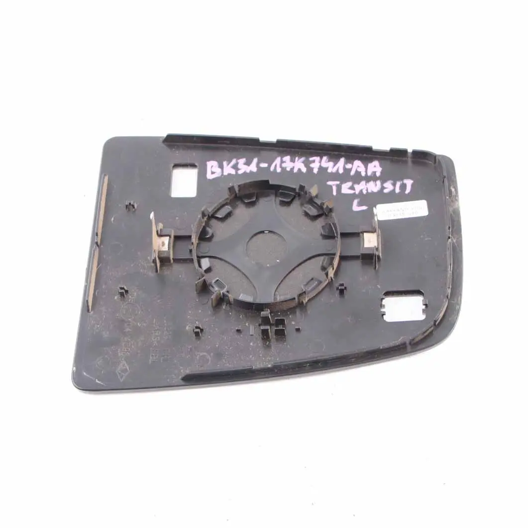 MK8 Wing Mirror Glass Door Left N/S to Ford Transit with Part number BK3117K741AA Ford Transit MK8 Wing Mirror Glass Door Left N/S - SKU BK3117K741AA - Part number BK3117K741AA