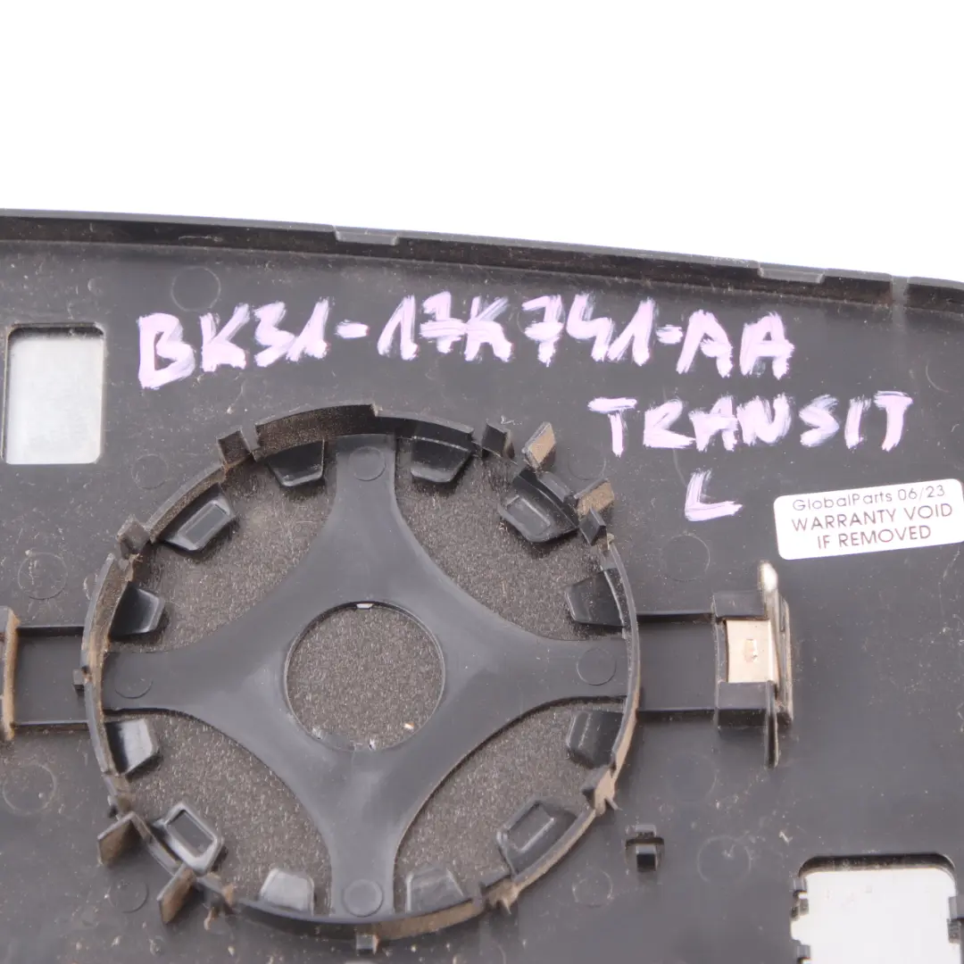 MK8 Wing Mirror Glass Door Left N/S to Ford Transit with Part number BK3117K741AA Ford Transit MK8 Wing Mirror Glass Door Left N/S - SKU BK3117K741AA - Part number BK3117K741AA