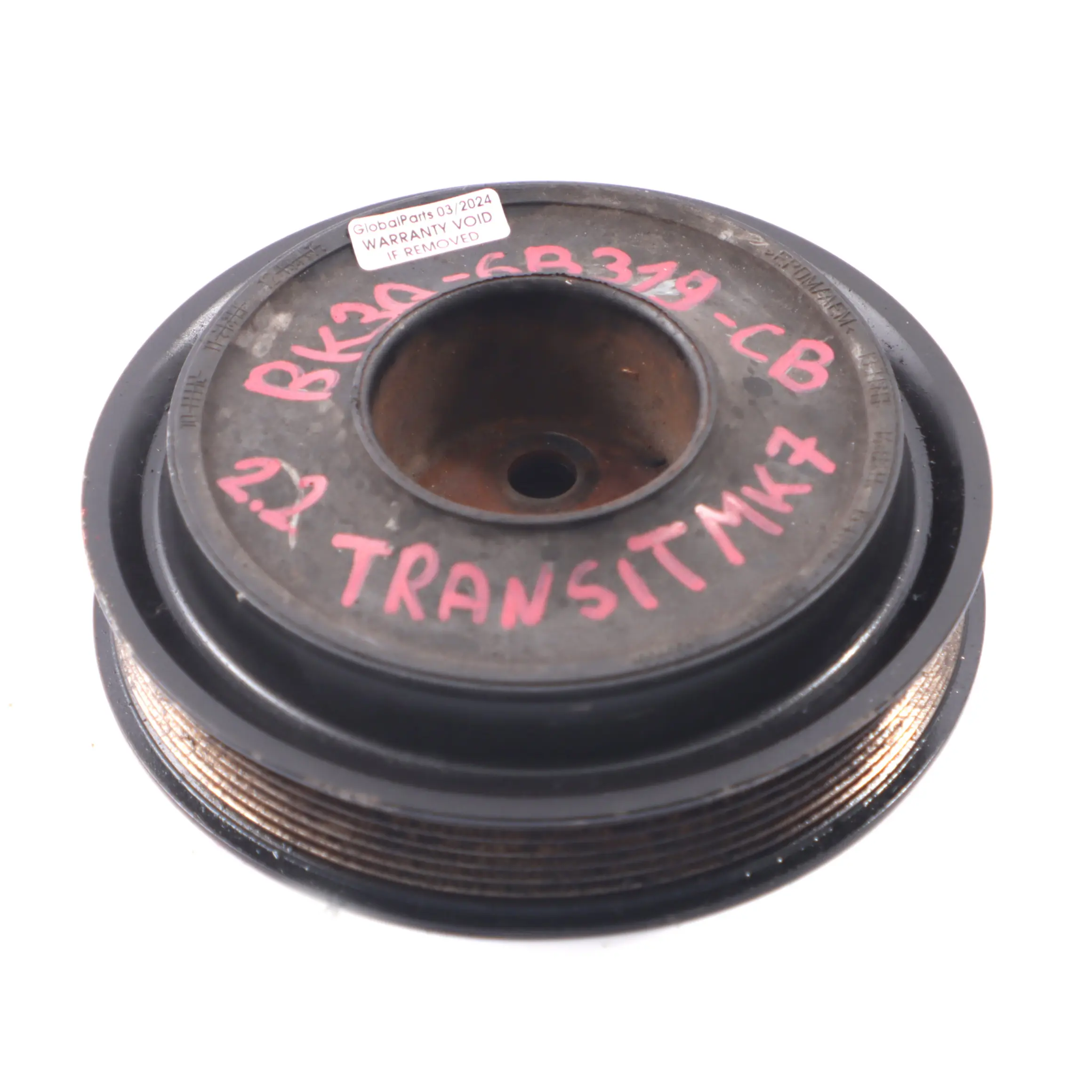 Ford Transit Mk7 Amortiguador Vibraciones Polea Cigüeñal Diésel BK3Q-6B319-CB