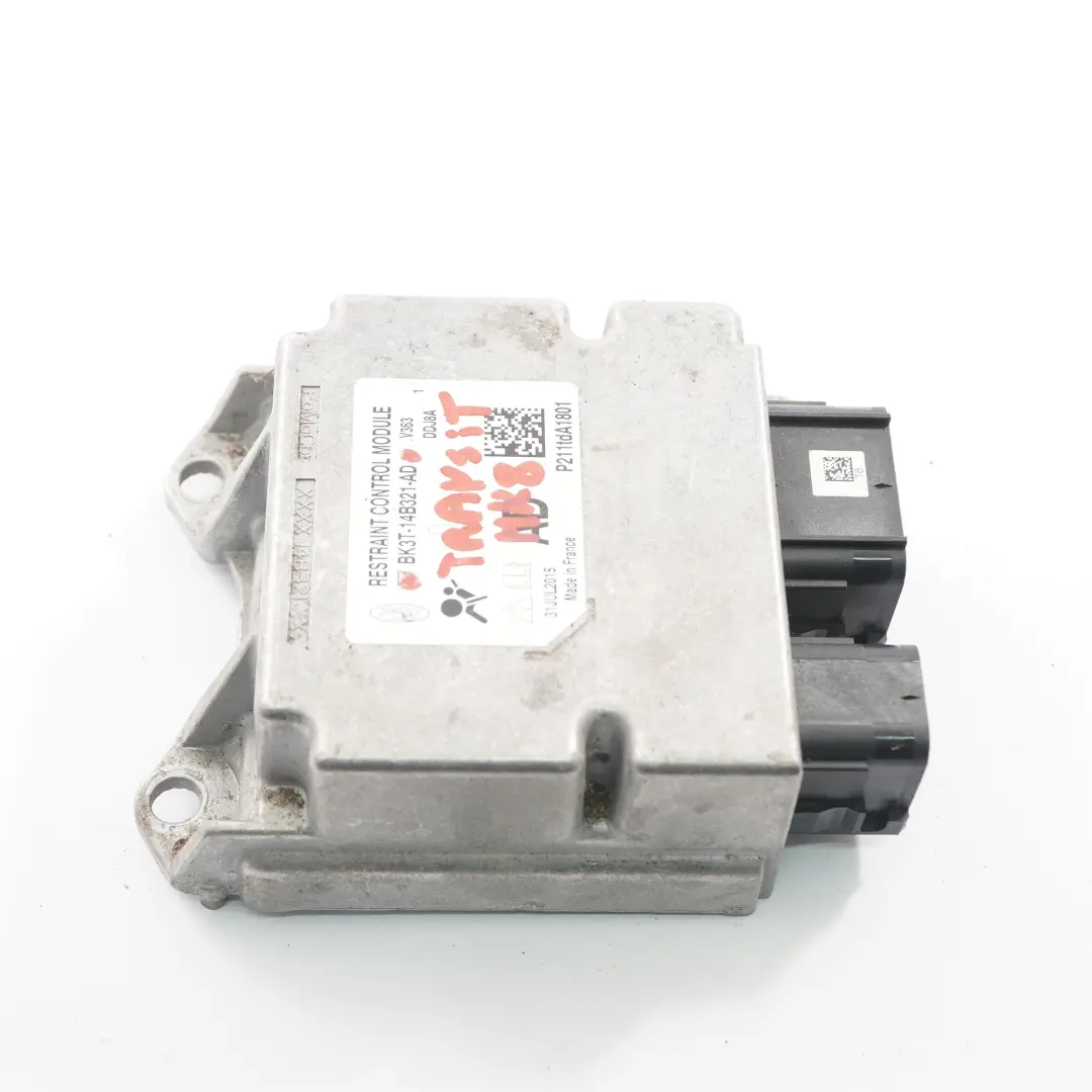 Ford Transit Mk8 Airbag Module ECU Control Unit Air Bag - SKU BK3T-14B321-AD - Part number BK3T-14B321-AD
