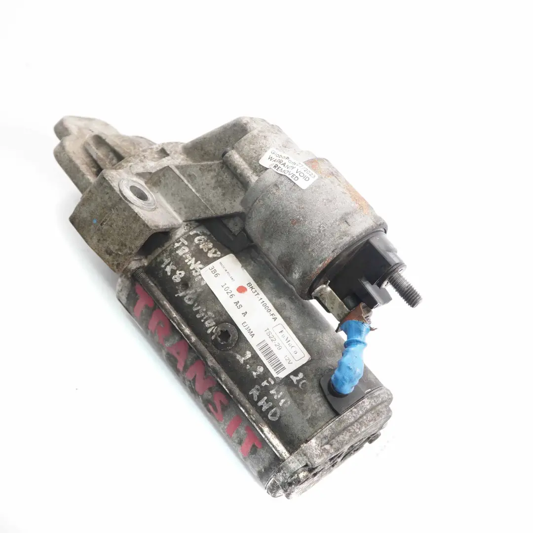  Starter Motor Ford Transit 2.2 TDCI Diesel Engine - SKU BK3T11000FA - Part number BK3T11000FA