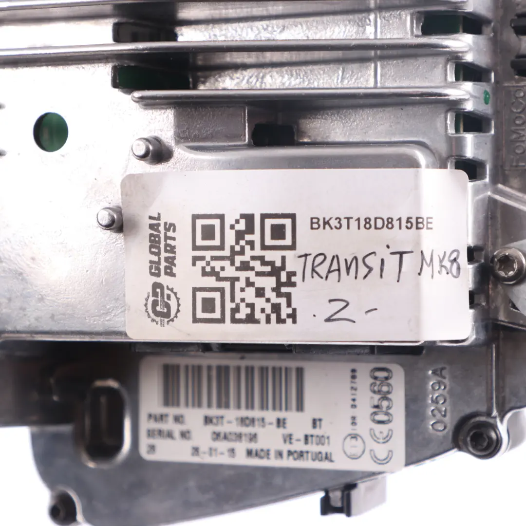 Radio Panel Ford Transit MK8 Phone Media Head Unit Control Panel BK3T18D815BE to with Part number BK3T18D815BE Radio Panel Ford Transit MK8 Phone Media Head Unit Control Panel BK3T18D815BE - SKU BK3T18D815BE - Part number BK3T18D815BE