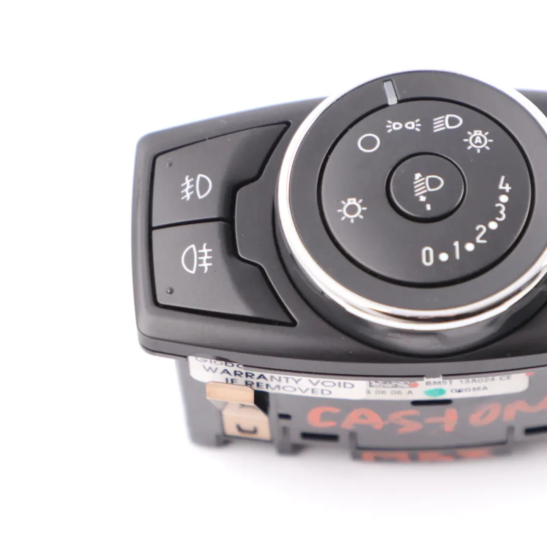 MK8 Headlight Fog Light Switch Control Panel to Ford Transit Custom with Part number BM5T13A024CE Ford Transit Custom MK8 Headlight Fog Light Switch Control Panel - SKU BM5T13A024CE - Part number BM5T13A024CE