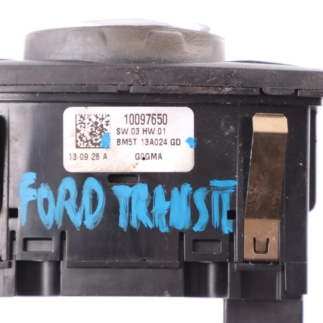 Ford Transit Custom Headlight Fog Light Switch Control Panel - SKU BM5T13A024GD - Part number BM5T13A024GD