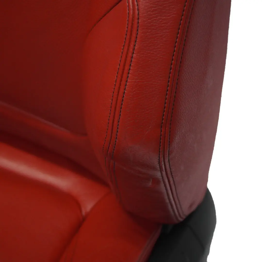  Ledersitz BMW F32 Beheizt Dakota Rot Schwarz Innenausstattung Vorne Links Rechts - SKU RHD-BMW-F32-FRONT-SEATS-DAKOTA-RED-LCL5 - Teilenummer 7392472
