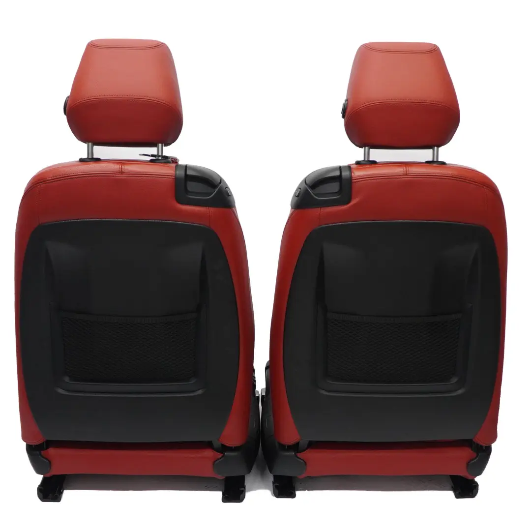  Ledersitz BMW F32 Beheizt Dakota Rot Schwarz Innenausstattung Vorne Links Rechts - SKU RHD-BMW-F32-FRONT-SEATS-DAKOTA-RED-LCL5 - Teilenummer 7392472