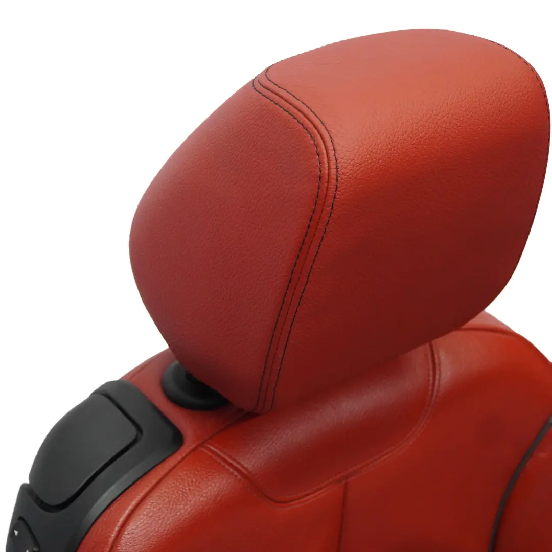  Ledersitz BMW F32 Beheizt Dakota Rot Schwarz Innenausstattung Vorne Links Rechts - SKU RHD-BMW-F32-FRONT-SEATS-DAKOTA-RED-LCL5 - Teilenummer 7392472