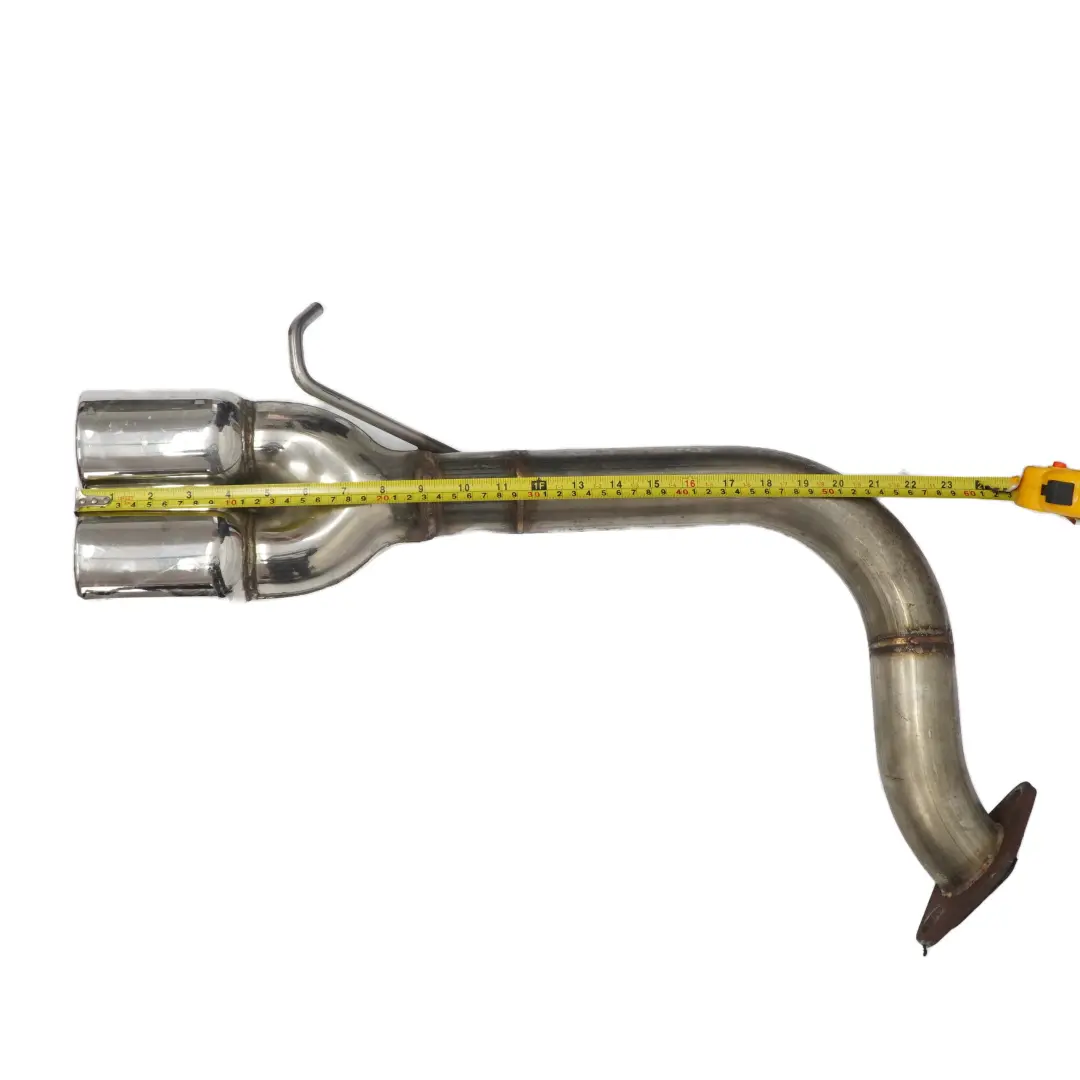 Exhaust System Muffler Double Pipe Chrome U76250RIT to BMW Rear with Part number BMW Muffler U76250RIT BMW Rear Exhaust System Muffler Double Pipe Chrome U76250RIT - SKU BMW Muffler U76250RIT - Part number BMW Muffler U76250RIT