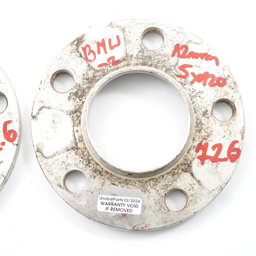 Distanziali ruota in lega Spessori mozzo BMW 5x120 72,56mm 12mm per con numero di parte BMW Spacer Set 5x120 Distanziali ruota in lega Spessori mozzo BMW 5x120 72,56mm 12mm - SKU BMW Spacer Set 5x120-2 - Numero di parte BMW Spacer Set 5x120
