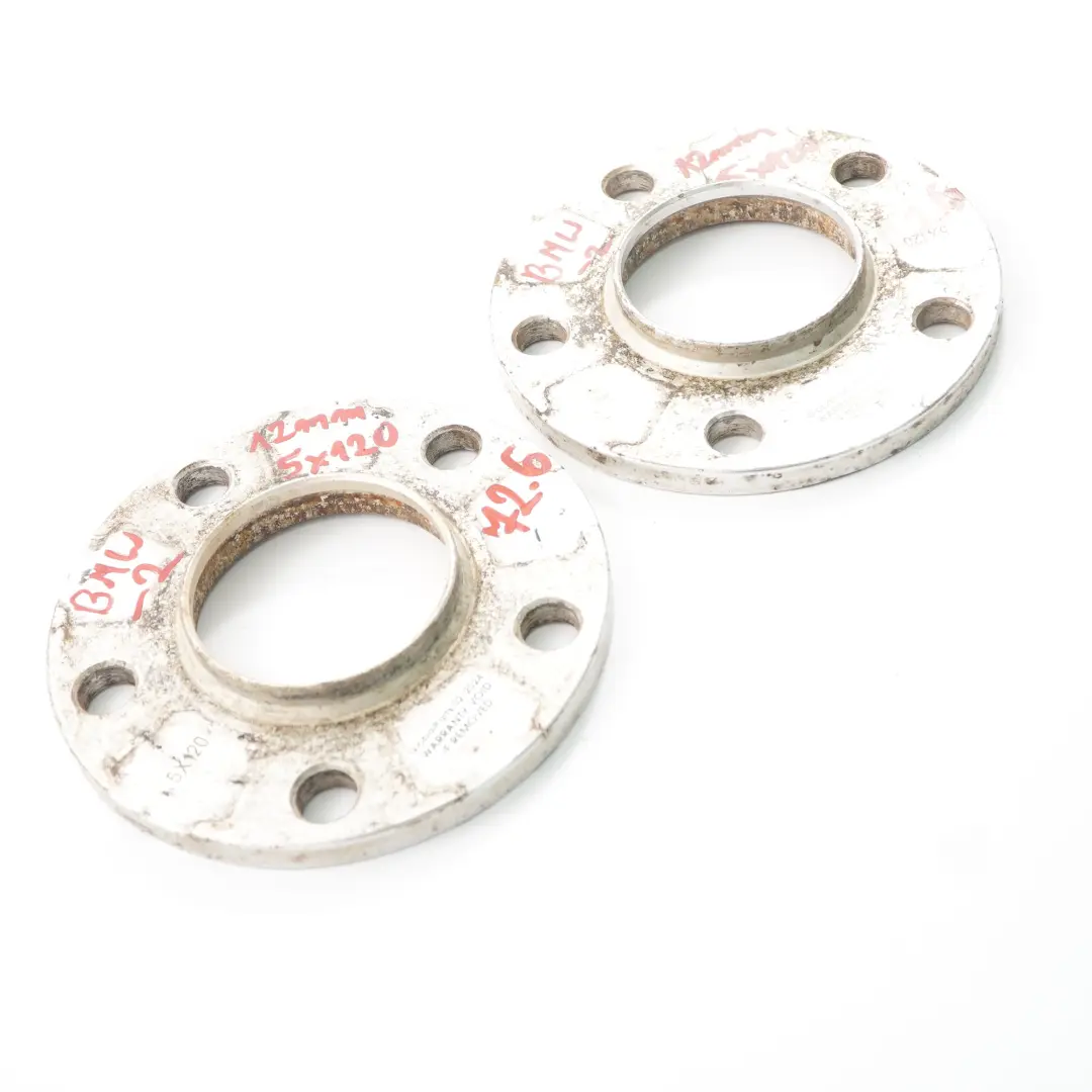  Alufelgen Distanzscheiben Nabenzentrierscheiben BMW 5x120 72.56mm 12mm - SKU BMW Spacer Set 5x120-2 - Teilenummer BMW Spacer Set 5x120