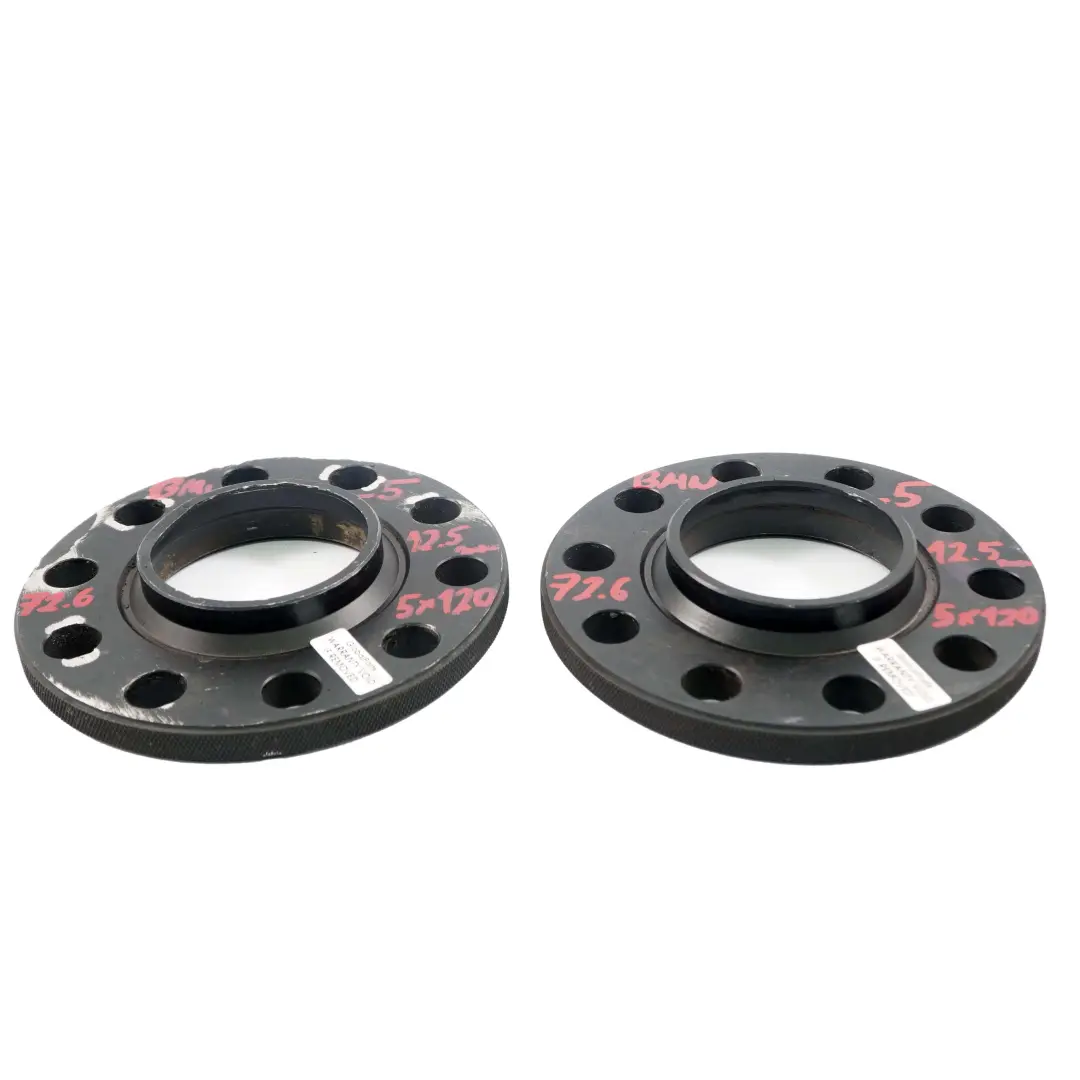 BMW elargissement des Voies Rondelles de Distance Kit 5x120 72.56mm 12,5mm - SKU BMW Spacer Set 5x120-5 - Numéro de pièce BMW Spacer Set 5x120