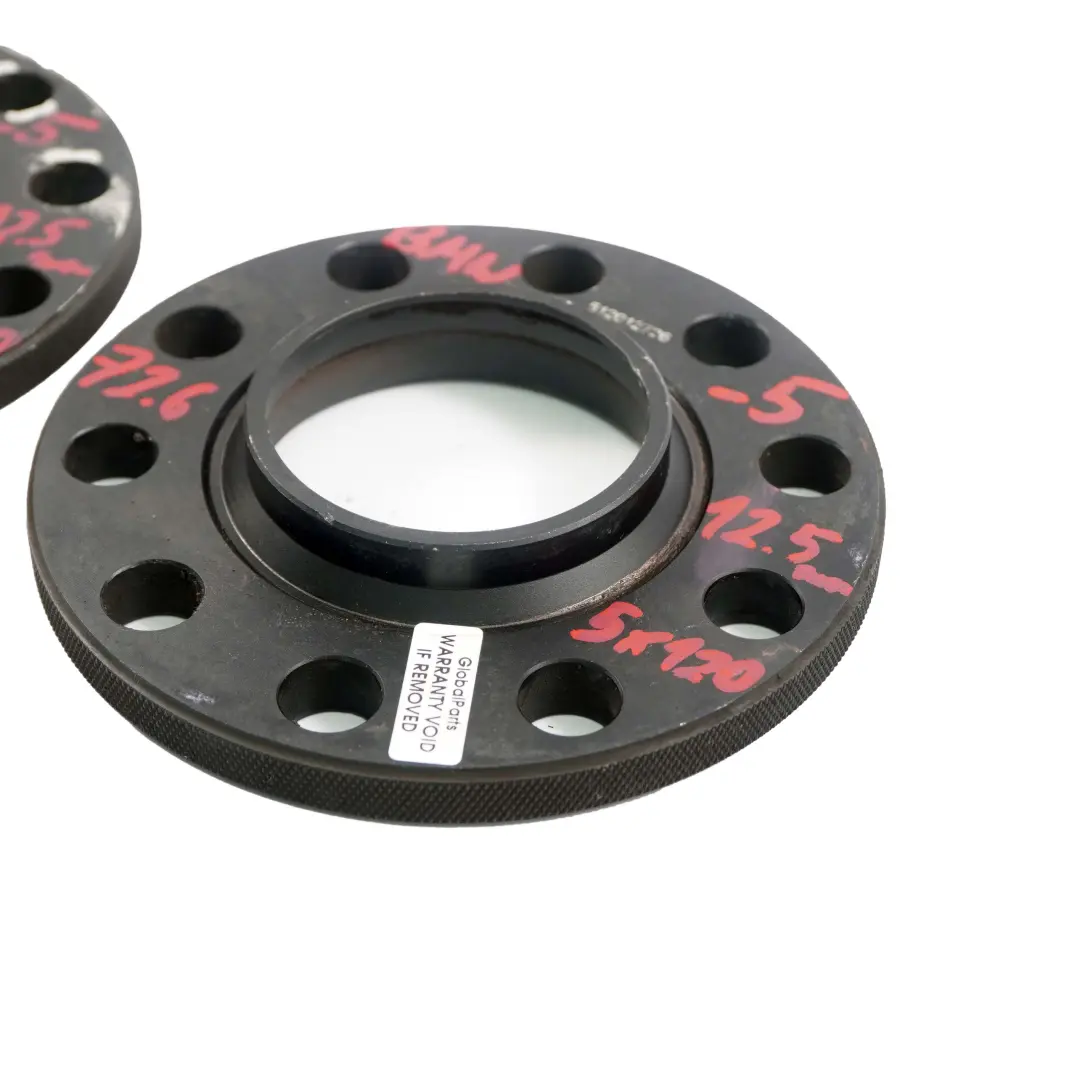 BMW Dystanse podkładki 5x120 72.56mm 12,5mm - SKU BMW Spacer Set 5x120-5 - Numer Części BMW Spacer Set 5x120
