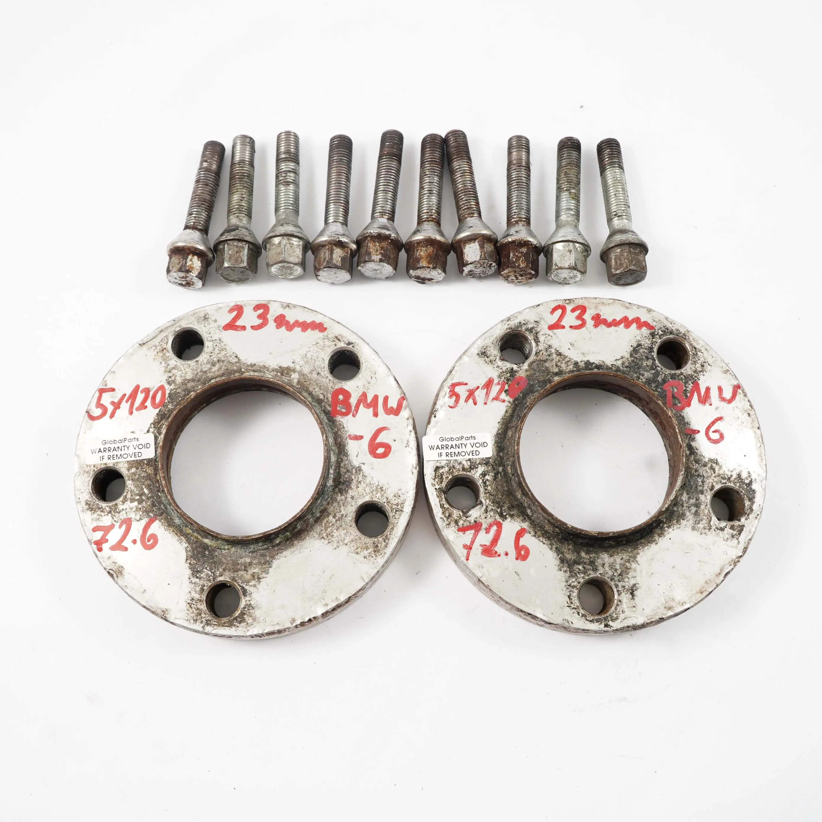 BMW Dystanse Podkładki 5x120 72.56mm 23mm + Śruby