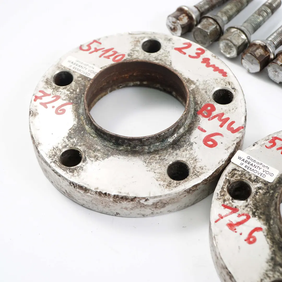 Espaciadores Llantas Aleacion Calas Centricas BMW 5x120 72.56mm 23mm Tornillos para con número de pieza BMW Spacer Set 5x120 Espaciadores Llantas Aleacion Calas Centricas BMW 5x120 72.56mm 23mm Tornillos - SKU BMW Spacer Set 5x120-6 - Número de pieza BMW Spacer Set 5x120