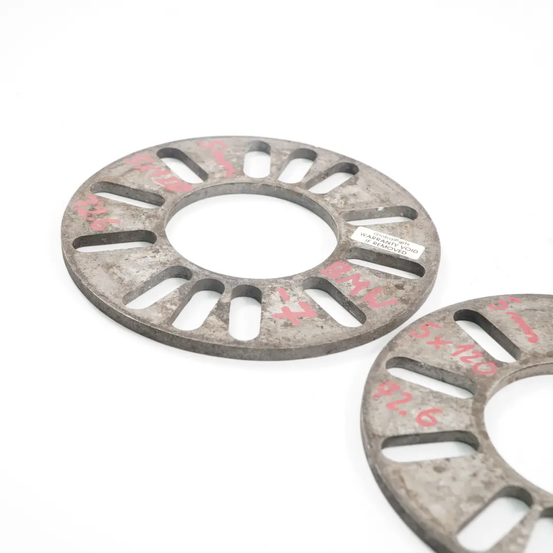 BMW Dystanse podkładki 5x120 72.56mm 5mm - SKU BMW Spacer Set 5x120-7 - Numer Części BMW Spacer Set 5x120