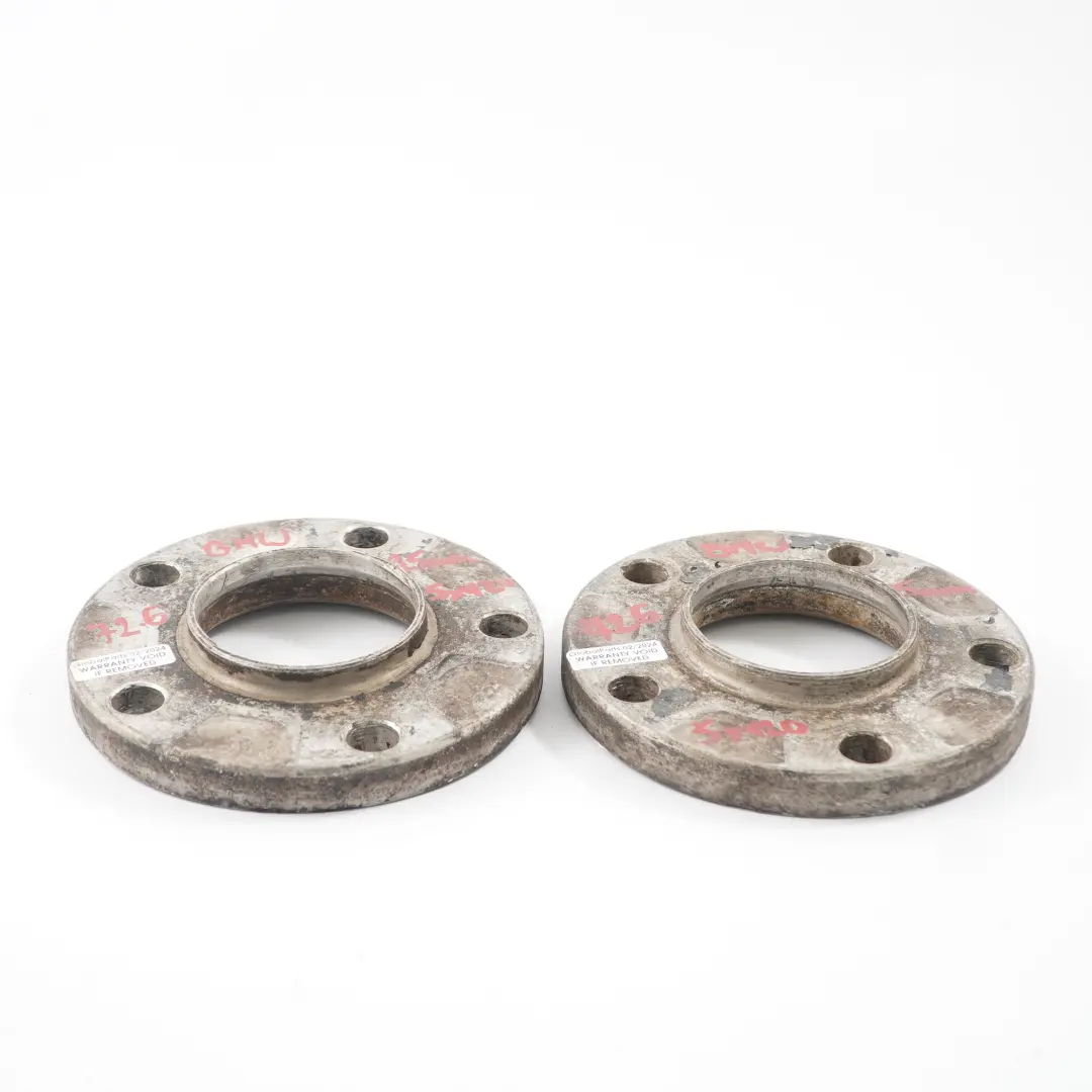  Distanziali ruota in lega Spessori mozzo BMW 5x120 72,56 mm 15 mm - SKU BMW-Spacer-Set-5x120 - Numero di parte BMW Spacer Set 5x120