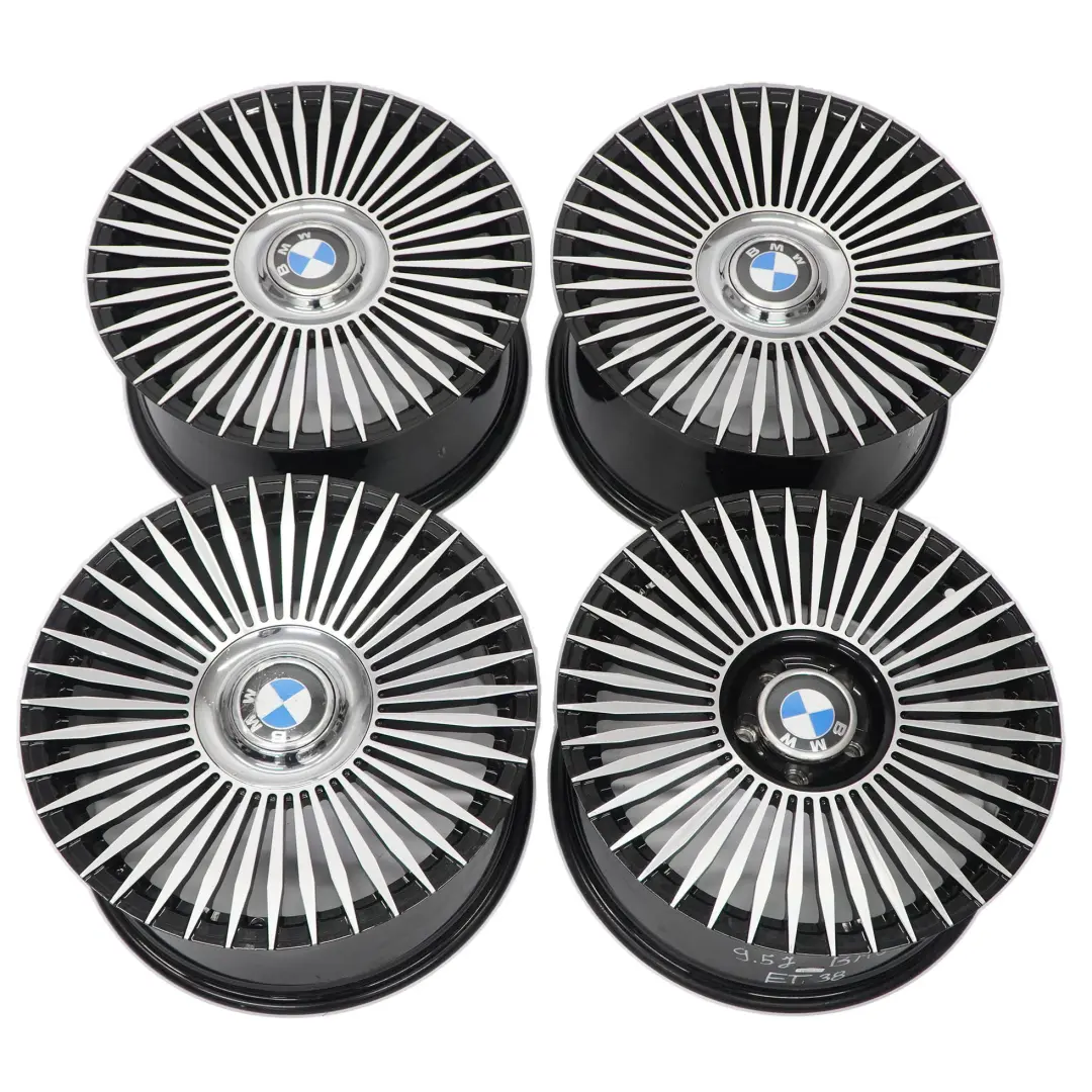 Komplett Satz 4X Leichtmetall Felgen Schwarz 19" 9,5J ET:38 VIA für BMW E90 E91 mit Teilenummer VIA SET 18 BMW E90 E91 Komplett Satz 4X Leichtmetall Felgen Schwarz 19" 9,5J ET:38 VIA - SKU BMW-VIA-SET-19-95J - Teilenummer VIA SET 18