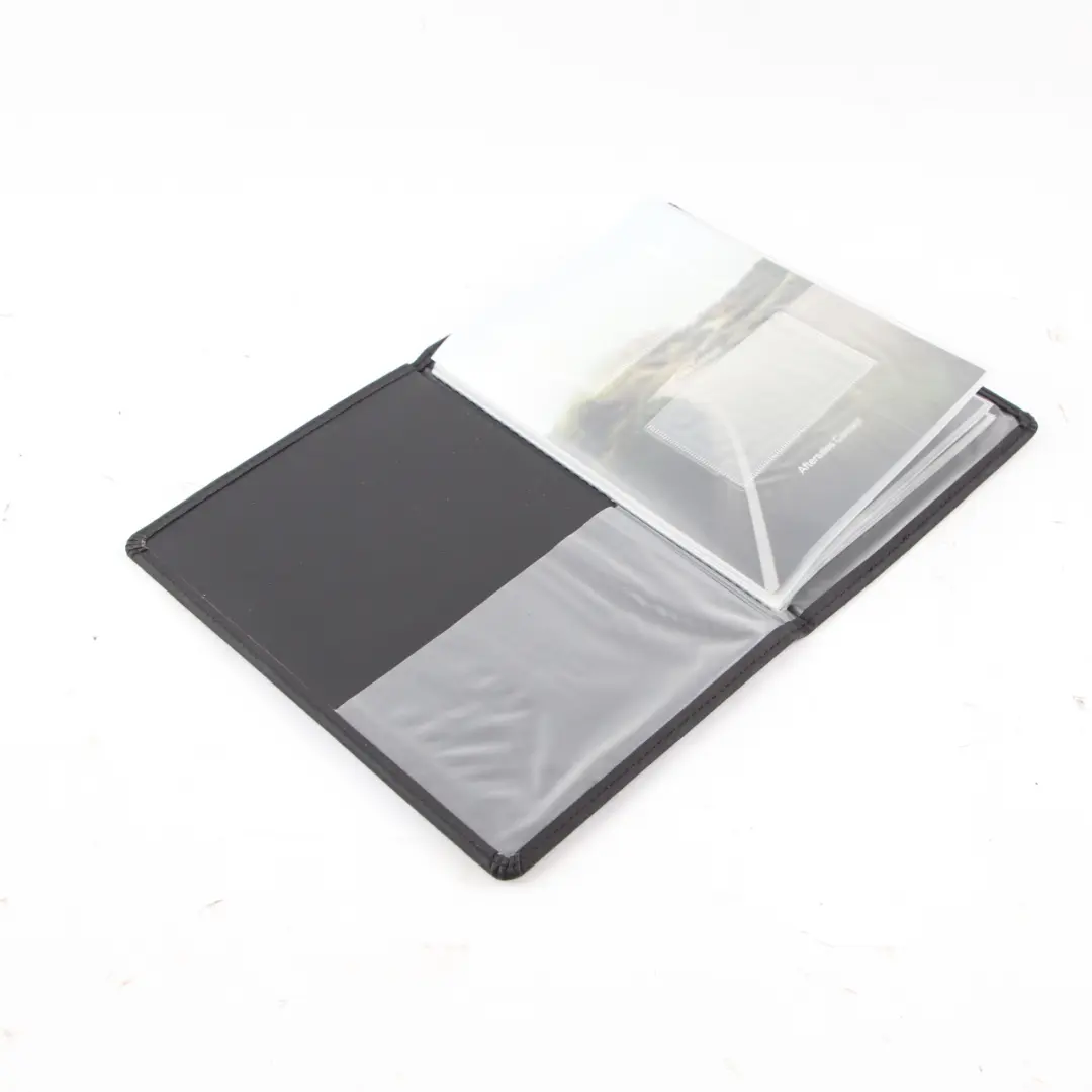 BMW Manual del Propietario Libro Cartera Funda Estuche Negro - SKU BMW Wallet - Número de pieza BMW Wallet