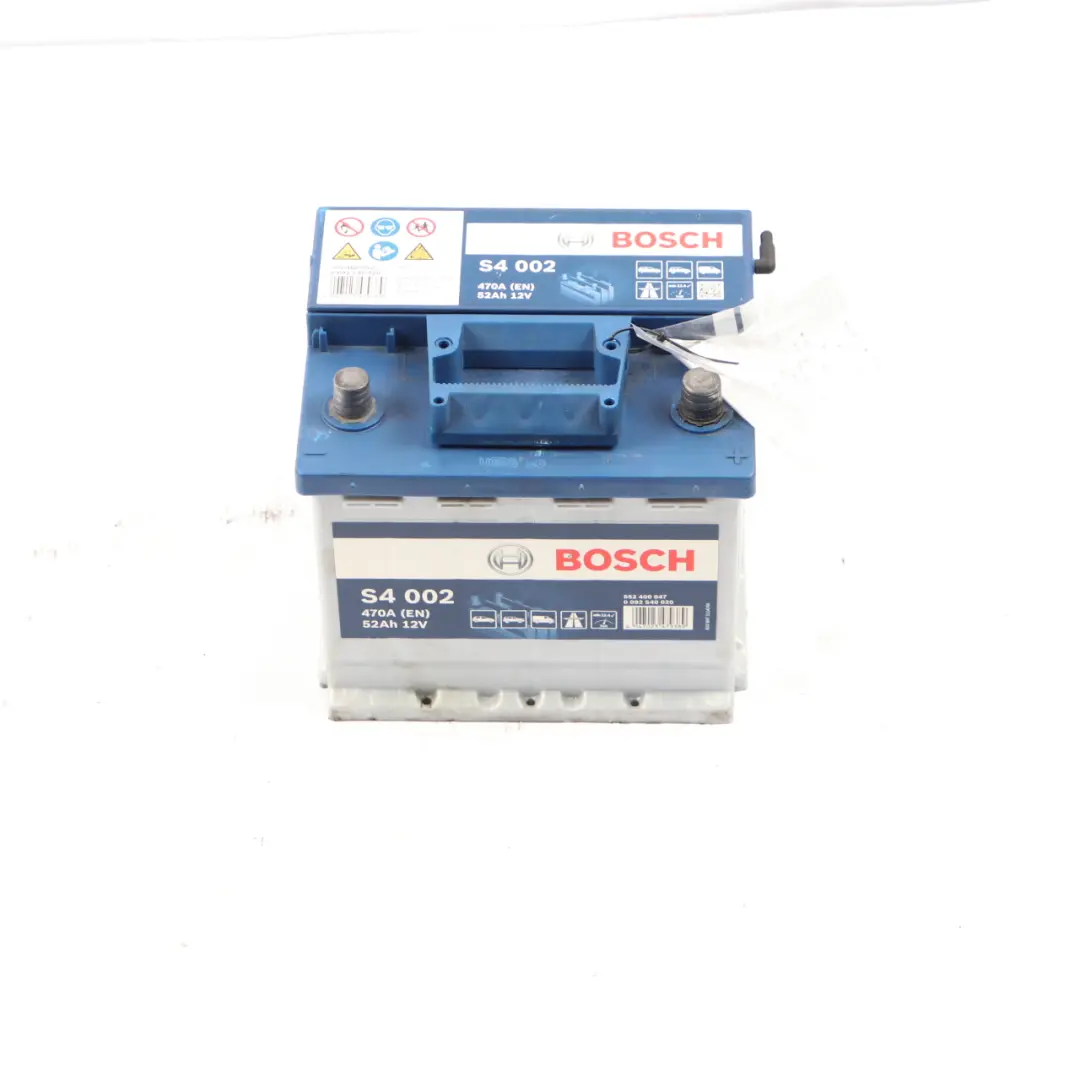 Bosch S4 002 Accumulator Battery 52Ah 470A 12V to with Part number Bosch S4 002 52Ah Accumulator Bosch S4 002 Accumulator Battery 52Ah 470A 12V - SKU Bosch S4 002 52Ah Accumulator - Part number Bosch S4 002 52Ah Accumulator